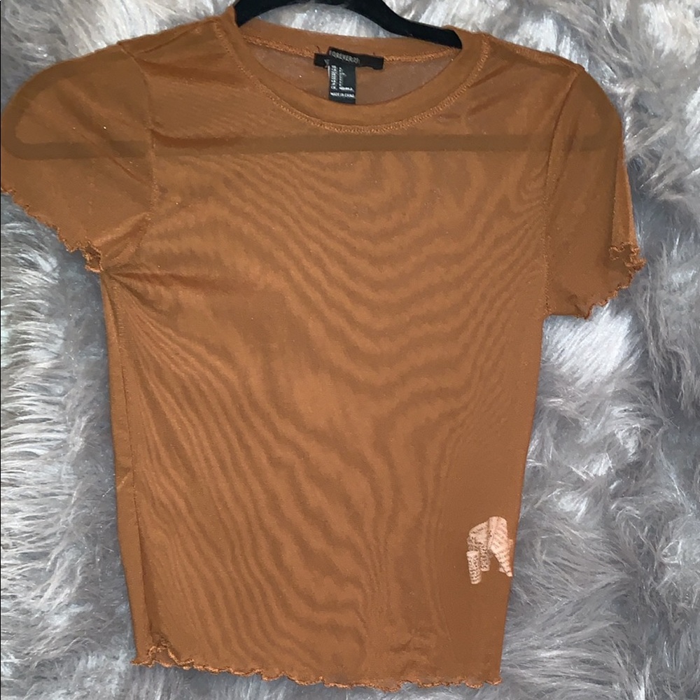 Mesh Crop Top